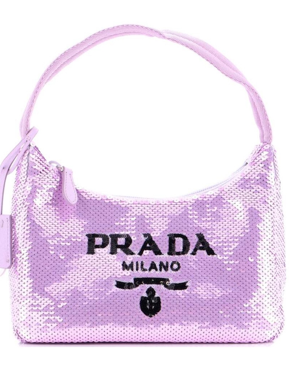 Prada Lavender Sequin Shoulder Bag